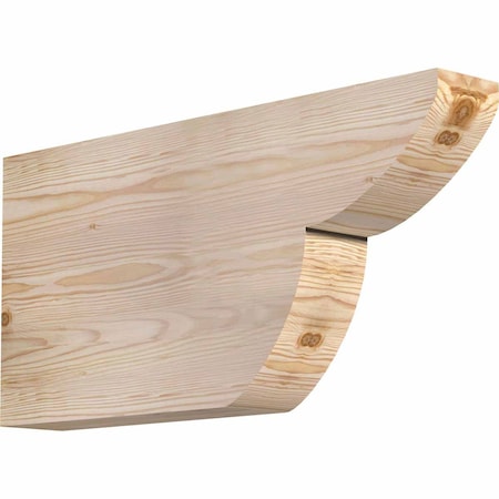 Ekena Millwork Crestline Smooth Rafter Tail, Douglas Fir, 3 1/2"W x 12"H x 24"L RFT04X12X24CRE00SDF